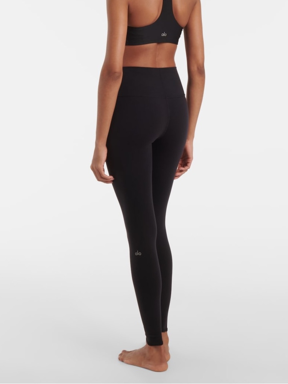 Alo | Black Airbrush High-Waist Leggings